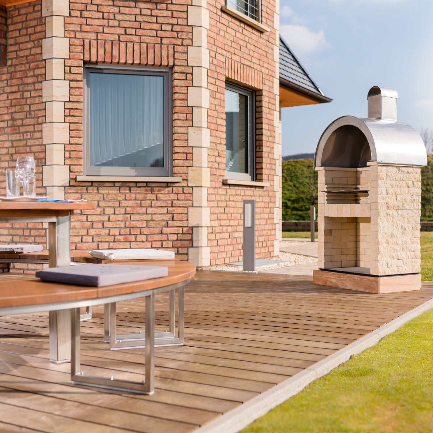 Holzkohlegrill-Bausatz Deluxe (849x529x1020mm)