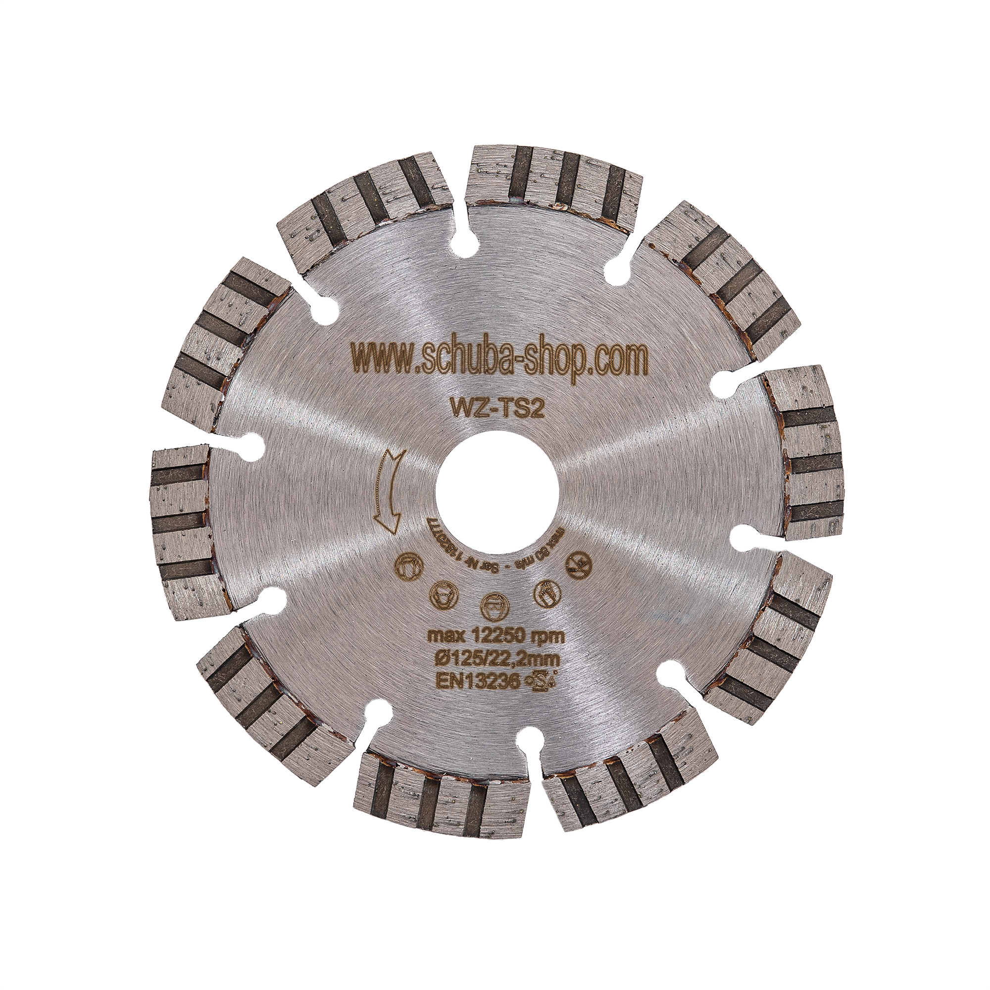 Diamanttrennscheibe Schuba®WZ-TS2, Durchmesser 125mm