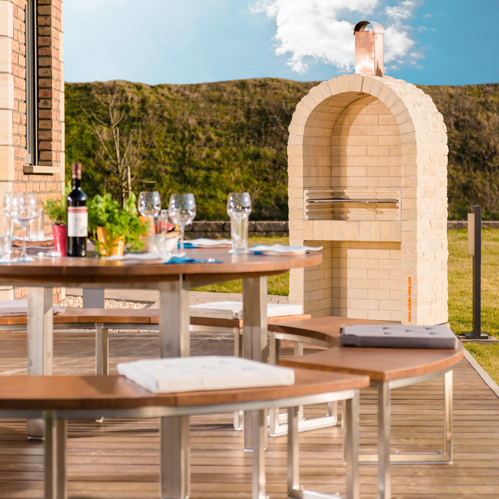 Holzkohlegrill-Bausatz Basis (698x498x505 mm )