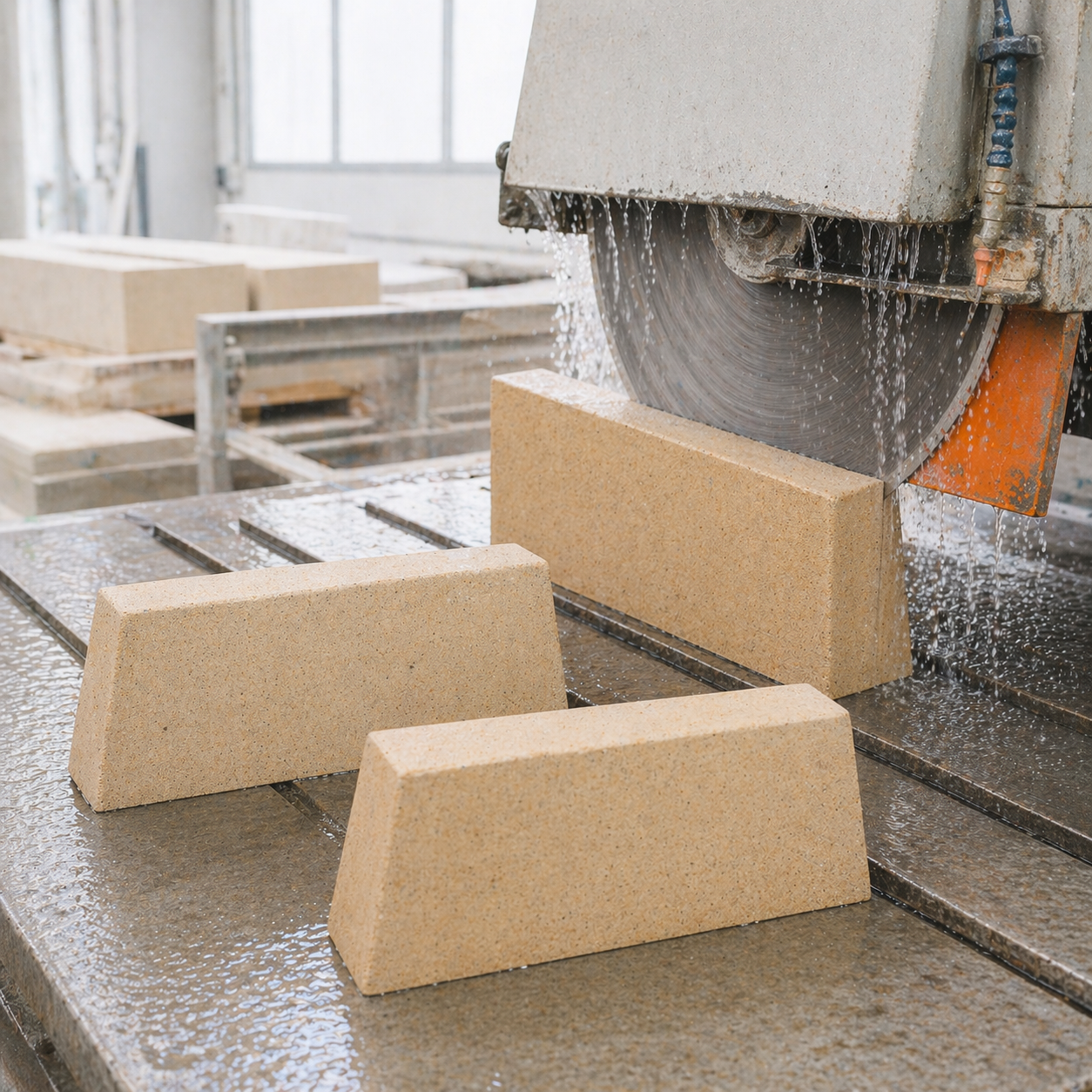 Zuschnitt-Service Widerlagersteine