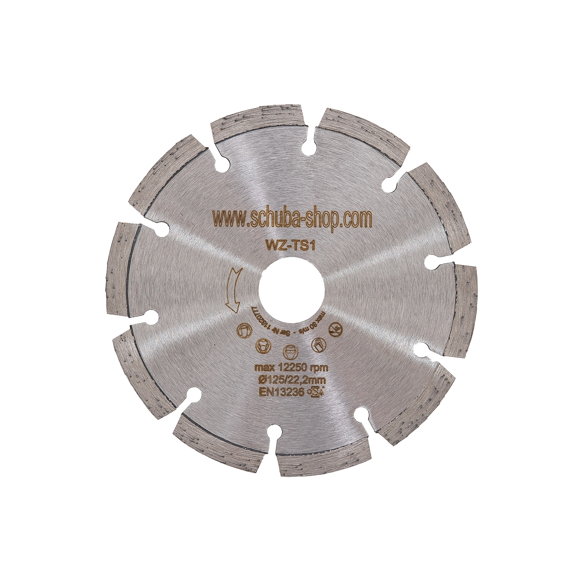 Diamanttrennscheibe Schuba®WZ-TS1, Durchmesser 125mm